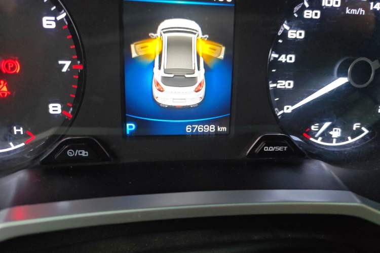 Used Geely Auto Emgrand GS 2019 1.4T CVT Edition Odometer Close Up