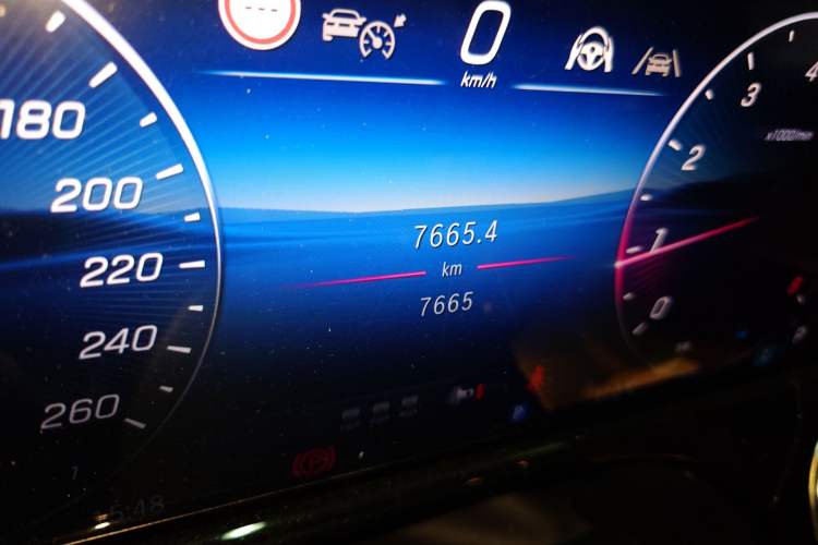 Used Mercedes-Benz E-Class 2026 E 300 L Luxury Odometer Close Up