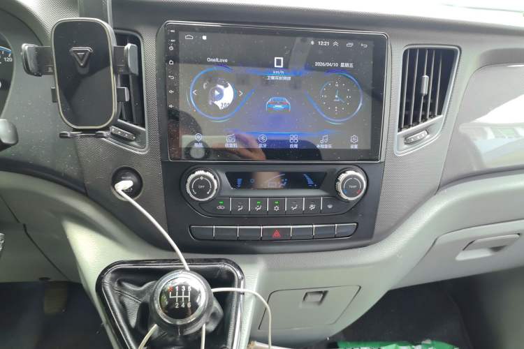 Used Foton Toano 2020 2.5T Manual Transmission Tongtu Long Wheelbase Mid-Roof 3-Seat 4J25TC3 Audio And AC Panel