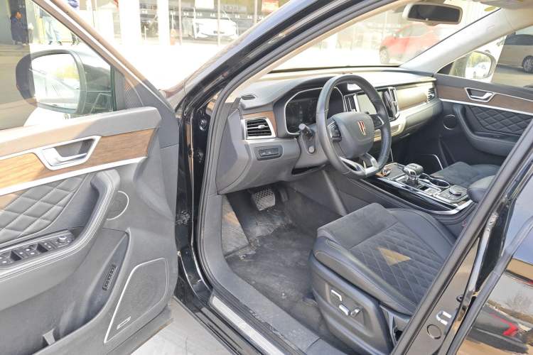 Used Hongqi HS7 2022 3.0T Automatic All-Wheel Drive ZhiLian Flagship Edition Five Seats Driver Seat