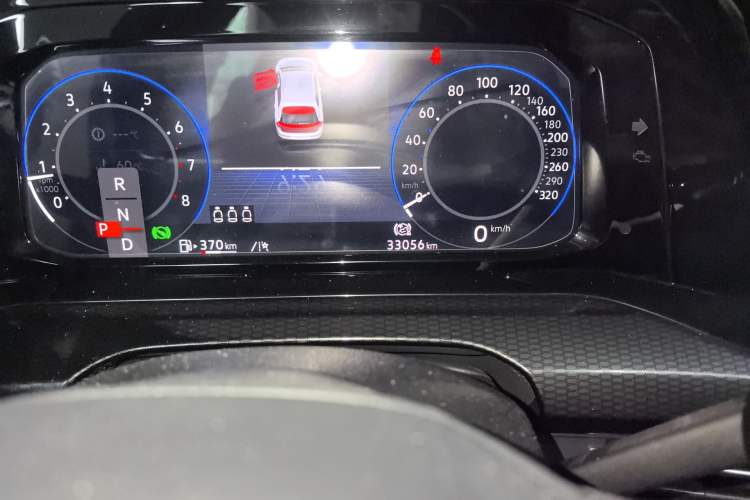 Used Volkswagen Golf GTI 2021 380TSI DSG GTI Odometer Close Up