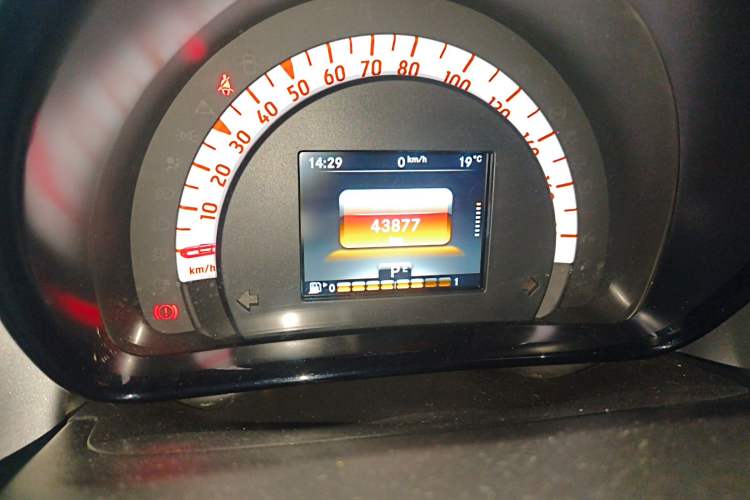 Used smart fortwo 2019 0.9T 66kW Hardtop Wind Power Edition China VI Odometer Close Up