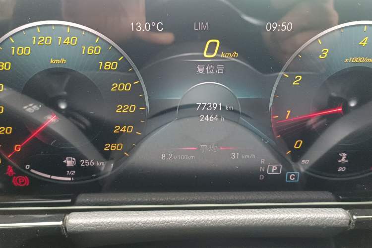 Used Mercedes-Benz GLA 2022 GLA 200 Odometer Close Up
