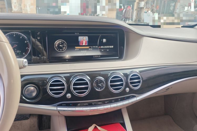 Used Mercedes-Benz S-Class 2014 S 320 L Luxury Model Audio And AC Panel