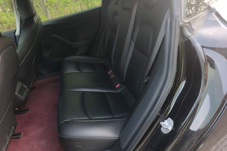 Used Tesla Model 3 2019 Standard Range Rear-Drive Upgraded Version Left Rear Seat