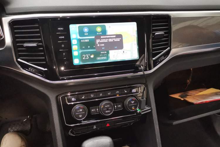 Used Volkswagen Teramont 2020 Revised Version 380TSI Four-Wheel Drive Comfort Edition Audio And AC Panel