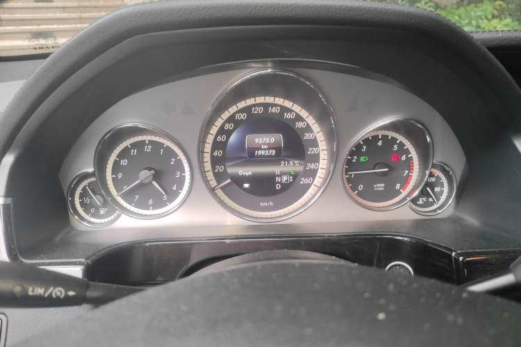 Used Mercedes-Benz E-Class 2013 E 300 L Stylish Luxury Model Odometer Close Up