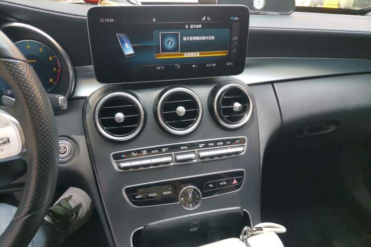 Used Mercedes-Benz C-Class 2021 C 260 L Sport Edition Star Collection Audio And AC Panel