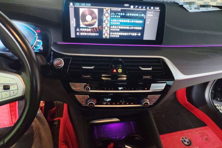 Used BMW 5 Series New Energy 2022 Second Facelift 535Le M Sport Package Audio And AC Panel