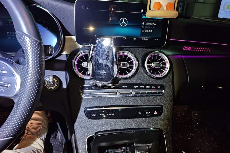 Used Mercedes-Benz C-Class 2021 C 260 Star Edition Audio And AC Panel