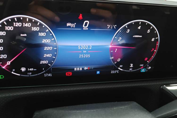 Used Mercedes-Benz A-Class 2024 A 200 L Fashion Model Odometer Close Up