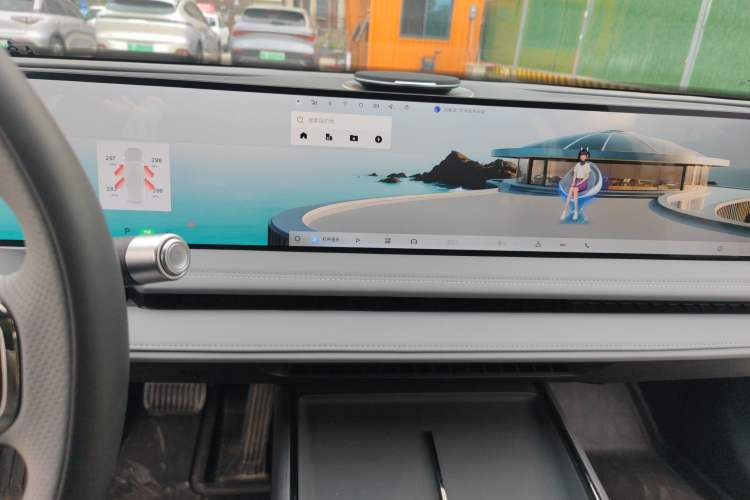 Used Geely Galaxy E8 2025 575 km Intelligent Driving Edition Audio And AC Panel