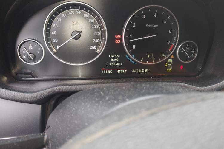 Used BMW X3 2013 Facelifted xDrive20i Luxury Edition Odometer Close Up