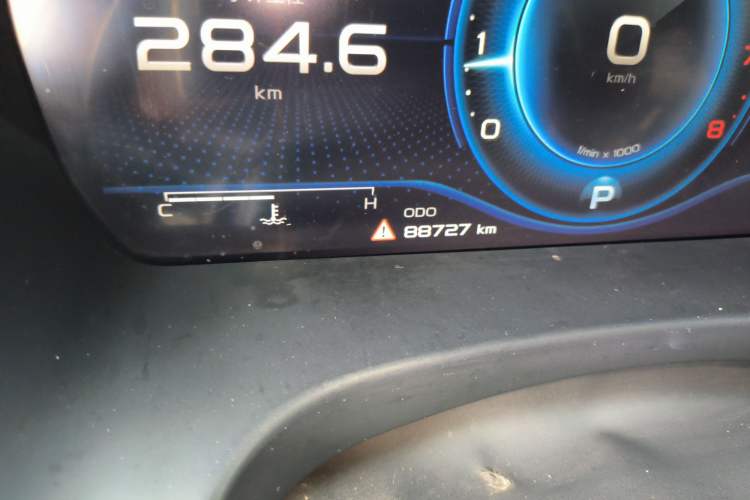 Used Geely Auto Emgrand GT 2021 1.8T Flagship Edition+ Odometer Close Up