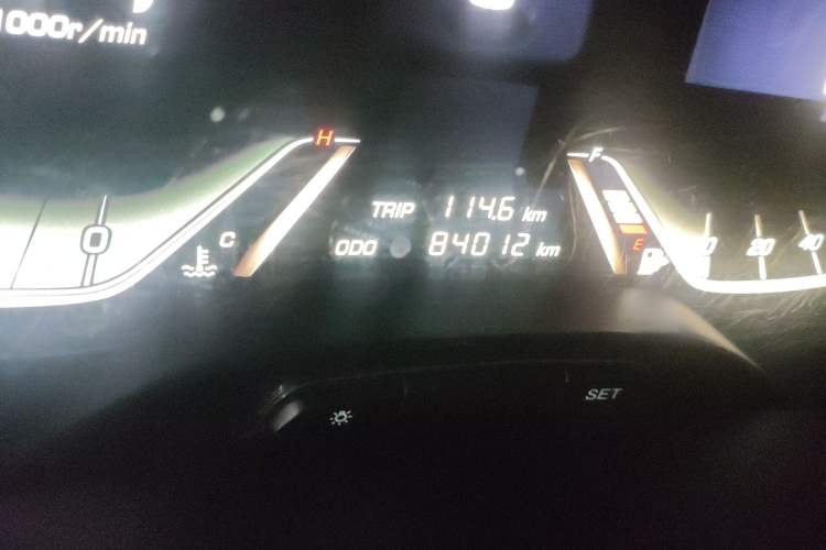 Used Baojun 360 2018 1.5L Manual Elite Version National V Odometer Close Up