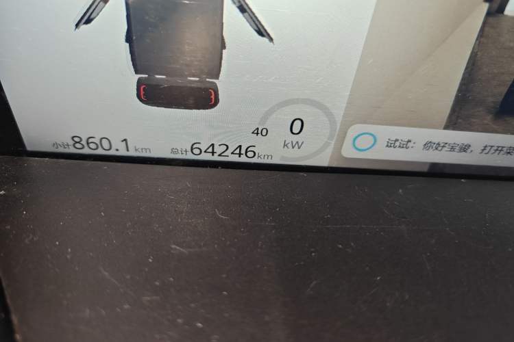 Used Baojun KiWi EV 2022 Designer Lite Edition Ternary Lithium Odometer Close Up