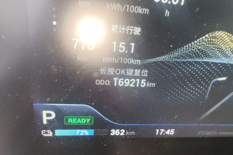 Used AION V 2020 70 Intelligent Edition Odometer Close Up