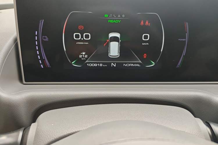 Used ORA White Cat 2020 305 km Luxury Version Odometer Close Up