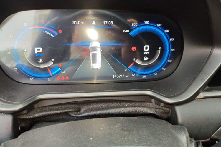 Used GAC Trumpchi GS4 2020 270T Automatic Smart Connectivity Edition Odometer Close Up