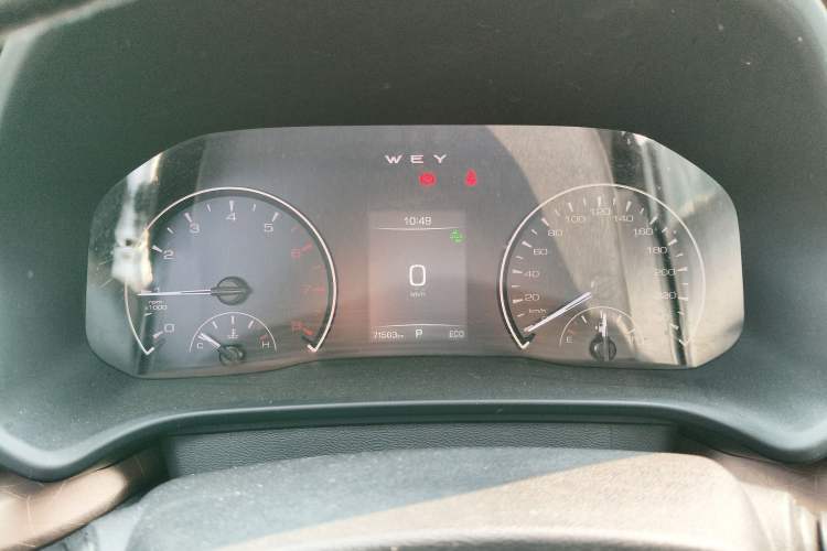 Used Wey VV5 2021 1.5T Two-Wheel Drive Color Pioneer Instrument Cluster