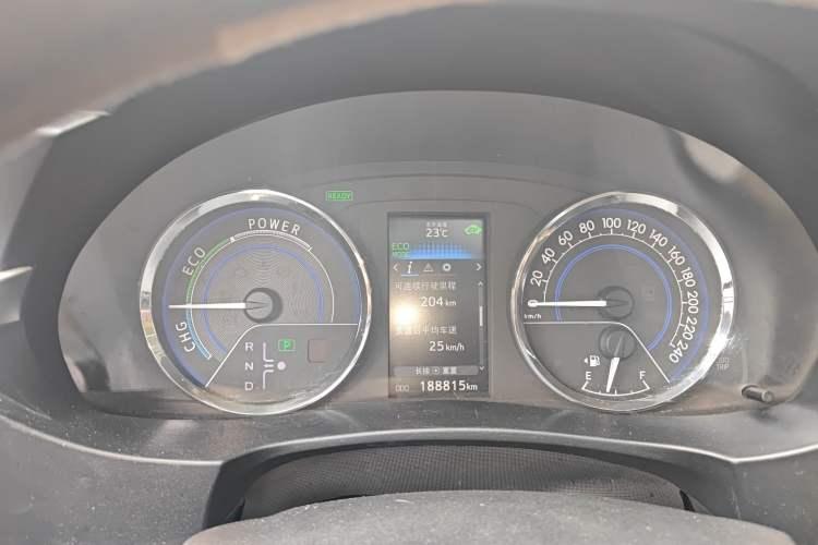 Used Toyota Levin 2016 Dual-Engine 1.8H GS E-CVT Elite Model with Sunroof Instrument Cluster