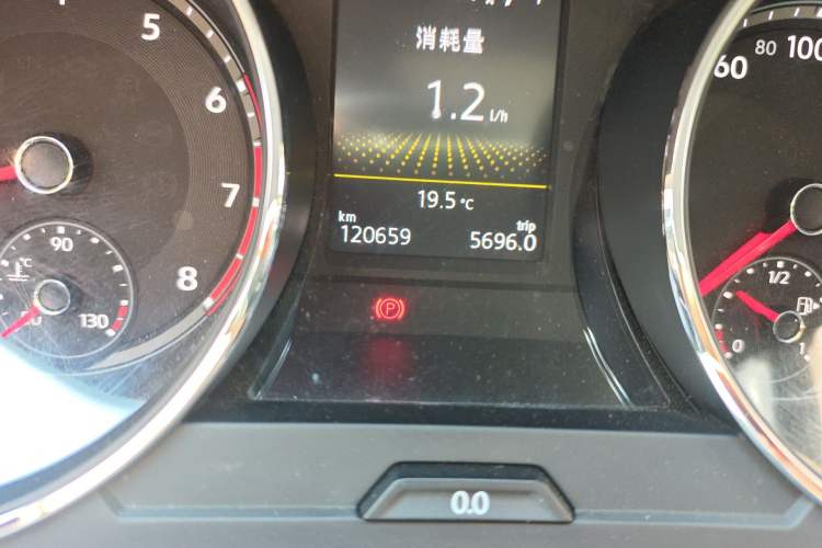 Used Volkswagen Tiguan L 2018 330TSI Automatic Two-Wheel Drive Luxury Edition Odometer Close Up