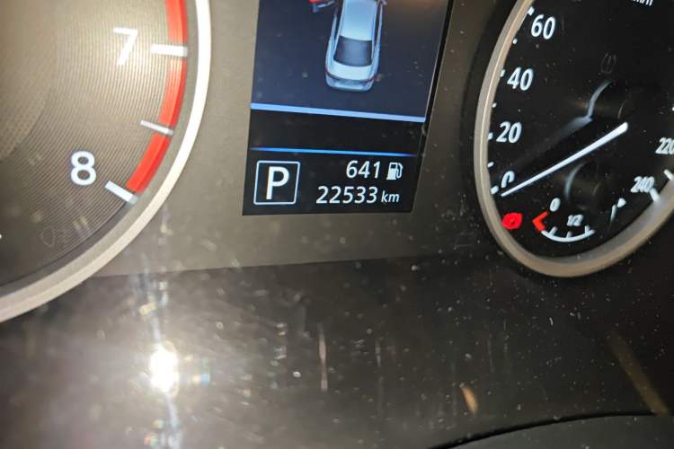 Used Nissan Sylphy 2022 1.6L XL CVT Enjoyment Edition Odometer Close Up