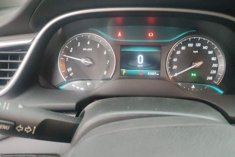 Used Buick GT 2021 Revised Version Flagship 1.5L Automatic Elite Edition Odometer Close Up