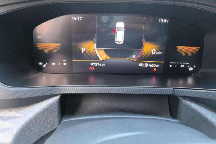 Used Volkswagen Tharu 2022 280TSI Two-Wheel Drive Trend Edition Odometer Close Up