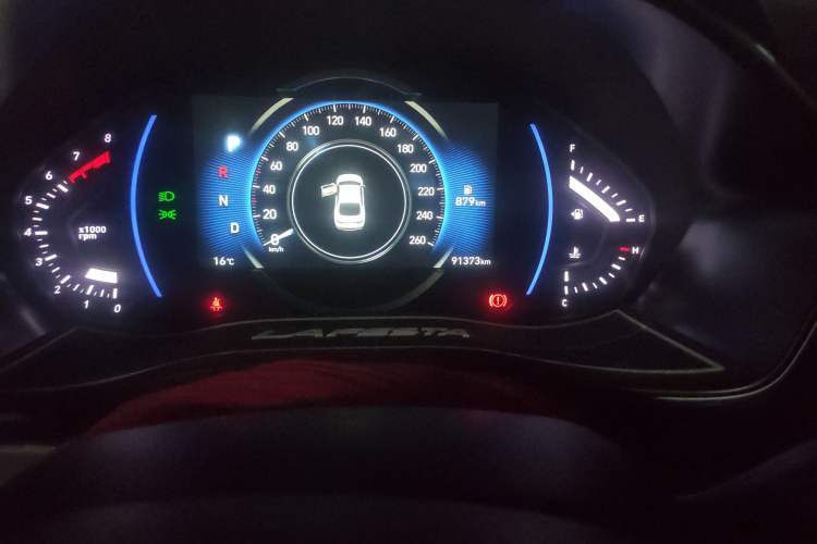 Used Hyundai Lafesta 2019 280TGDi Smart Speed Version China V Standard Odometer Close Up