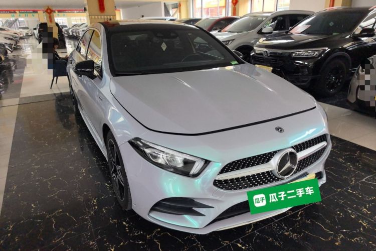 Used Mercedes-Benz A-Class 2019 Restyled A 200 L Sport Sedan Front Right 45 Deg