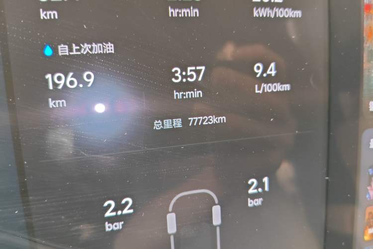 Used Li Auto L9 2022 Max model Odometer Close Up