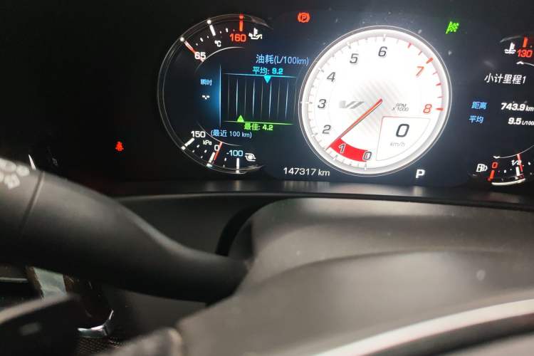 Used Cadillac CT6 2019 28T Luxury Model Odometer Close Up