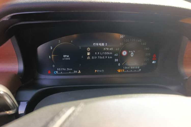 Used Lincoln Aviator 2020 3.0T V6 Four-Wheel Drive Zunya Edition Instrument Cluster