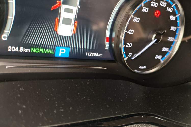 Used GAC Trumpchi M8 2018 320T Luxury Edition Odometer Close Up