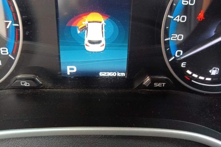 Used Geely Auto Vision S1 2018 1.4T CVT Fengchi Model Odometer Close Up