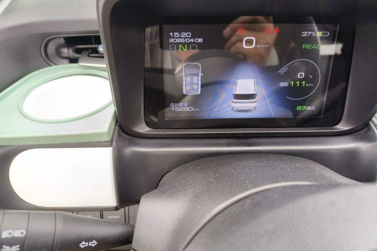 Used Wuling Hongguang MINIEV 2022 GAMEBOY 300km Play Edition Lithium Iron Phosphate Odometer Close Up