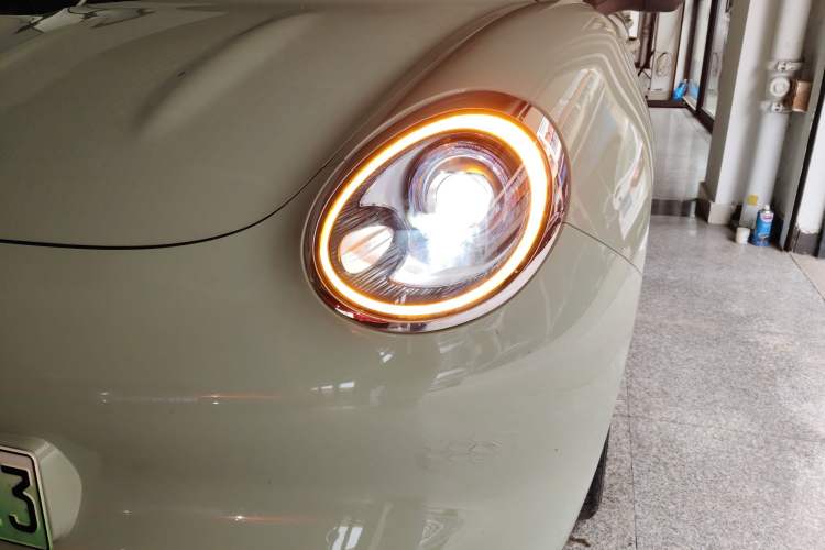 Used ORA Good Cat 2022 Morandi Edition 400km Standard Range Premium Version Lithium Iron Phosphate Left Front Headlight