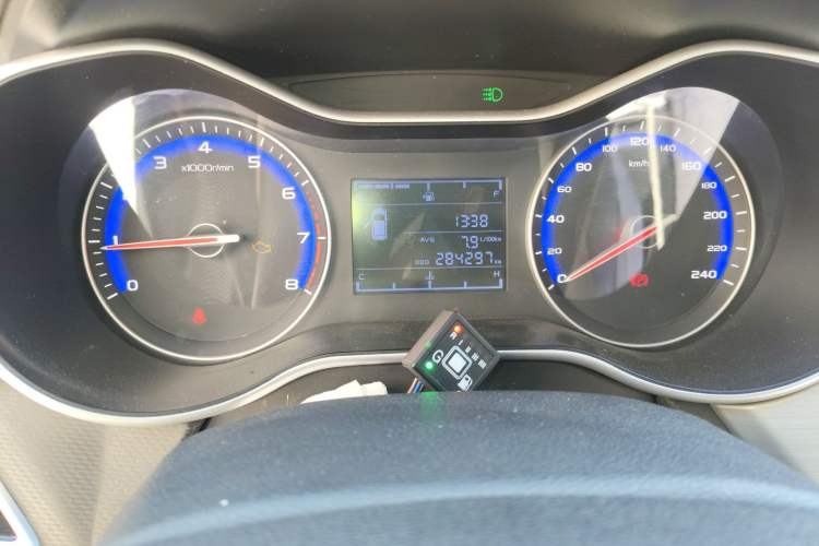 Used Geely Auto Vision 2018 1.5L Manual Happiness Edition Odometer Close Up