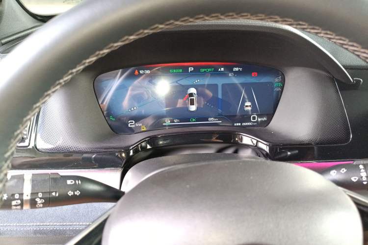 Used BYD Tang New Energy 2022 EV 730KM Luxury Model Instrument Cluster