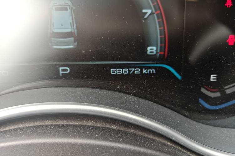 Used Haval H9 2020 2.0T Gasoline 4WD Premium Edition 5 Seats Odometer Close Up