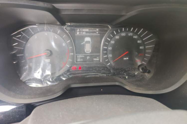 Used GAC Trumpchi GS4 2017 235T Automatic Two-Wheel Drive Elite Edition Odometer Close Up