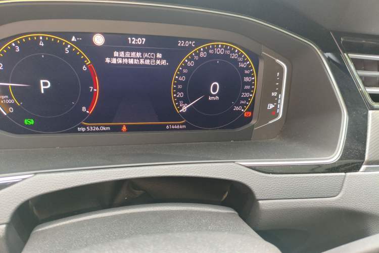 Used Volkswagen Magotan 2020 380TSI DSG Luxury Version Odometer Close Up