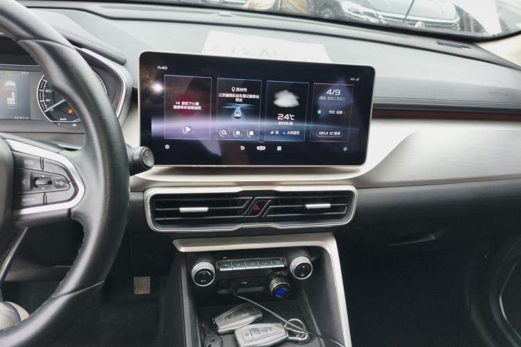 Used Geely Auto Coolray 2021 1.4T DCT Platinum Edition Audio And AC Panel