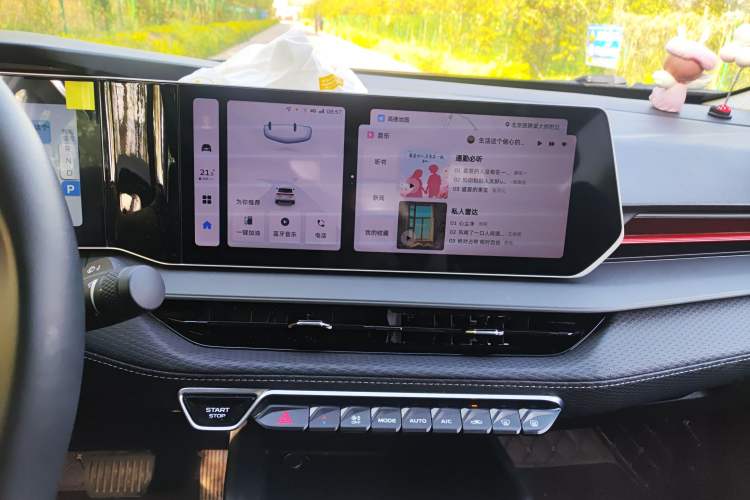 Used Geely Auto Binray 2022 Binrui COOL 1.5T DCT Electric Edition Audio And AC Panel