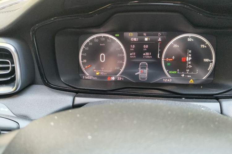 Used Lynk & Co 01 EM-P 2019 1.5T PHEV Pro Odometer Close Up