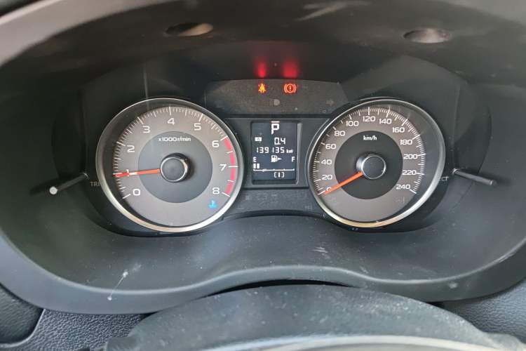 Used Subaru Forester 2013 2.5i Automatic Luxury Edition Odometer Close Up