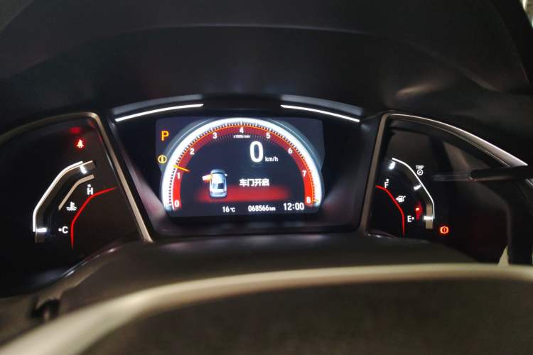 Used Honda Civic 2019 220TURBO CVT Dynamic Edition China V Emission Standard Instrument Cluster