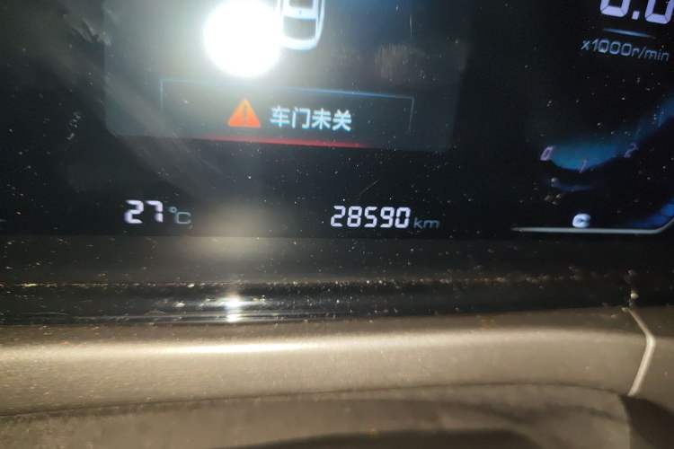 Used CHANGAN Eado 2021 PLUS Blue Whale NE 1.4T GDI DCT Prestige Model Odometer Close Up