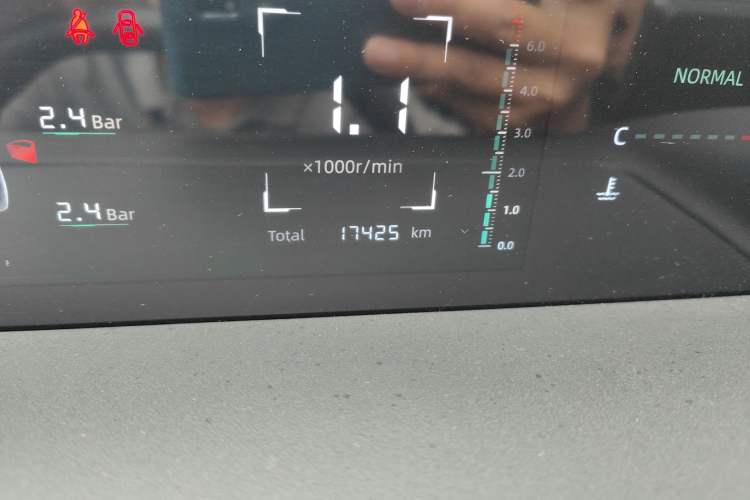 Used CHANGAN Eado DD 2023 Blue Whale NE 1.5T GDI DCT Luxury Edition Odometer Close Up